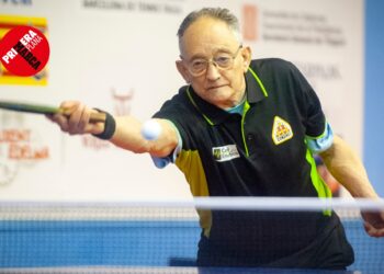 Josep Madurell, campeón del mundo de tenis de mesa con 85 años