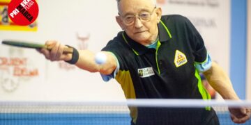 Josep Madurell, campeón del mundo de tenis de mesa con 85 años