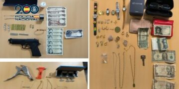 La Policía Nacional desarticula un grupo criminal especializado en la comisión de robos con fuerza en domicilios habitados