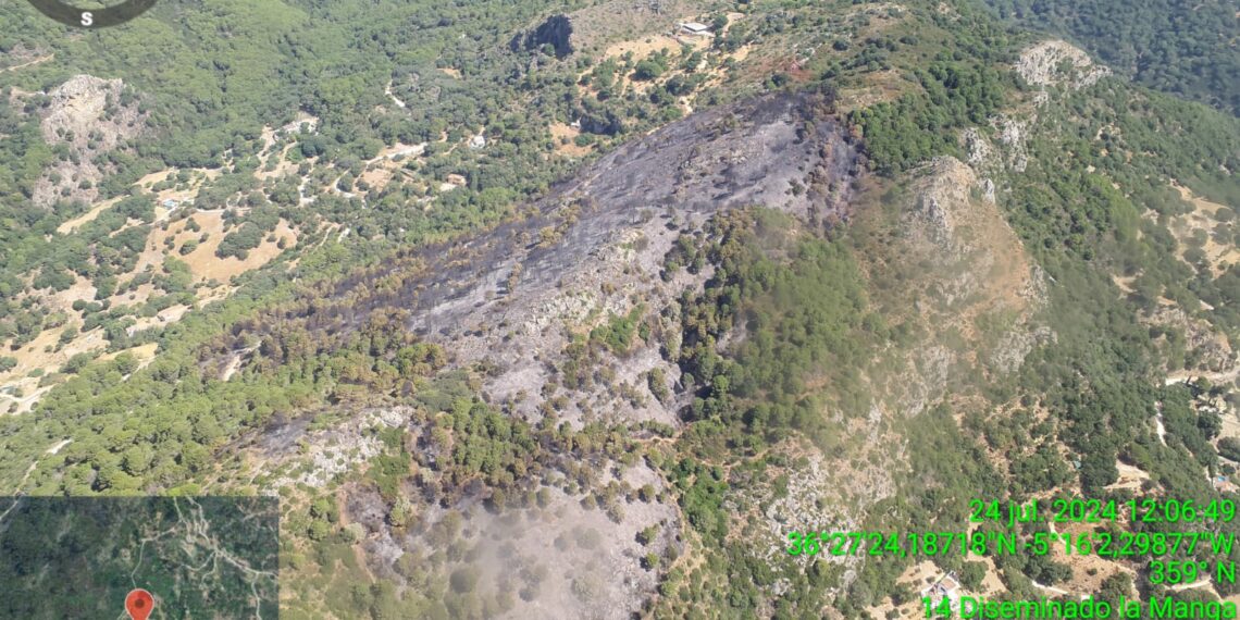 Controlado el incendio en Casares