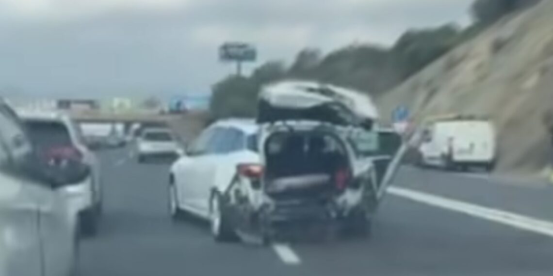 Varias personas atrapadas tras una colisión múltiple en la A-7 a la altura de El Higuerón, Benalmádena