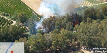 Declarado un nuevo incendio forestal en Casares