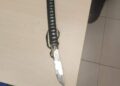 Policía Local intercepta a un hombre que paseaba con una katana por el centro de Estepona