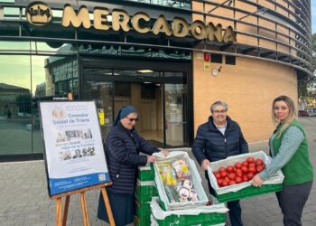 Mercadona dona 2.950 toneladas de alimentos en Andalucía en la primera mitad de 2024