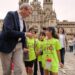 Sesenta niños con cáncer de Málaga realizan el Camino de Santiago junto a sus familias