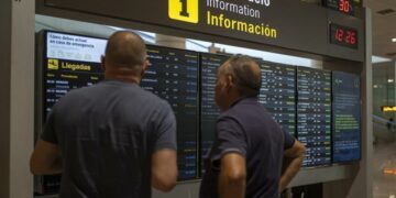 El fallo informático de Microsoft provocó el retraso de más de 40 vuelos en Málaga