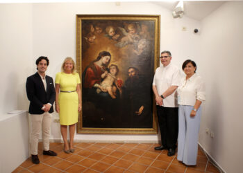 El Museo del Grabado albergará hasta finales de agosto la restauración abierta al público de una pintura del siglo XIX firmada por el Duque de Rivas