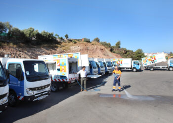 Marbella incorpora nueve vehículos para la recogida de muebles