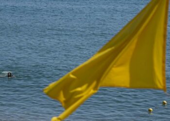 Bandera amarilla en la Costa del Sol por fuerte oleaje