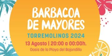 Torremolinos celebra el 13 de agosto una barbacoa junto al mar para los mayores