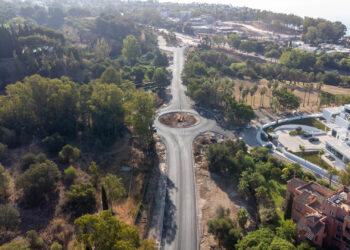 Ultiman los trabajos del primer tramo de la remodelación de la carretera de Istán