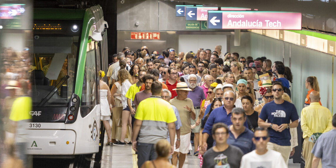Metro de Málaga ampliará el horario y mejorará las frecuencias de paso con motivo de la Feria
