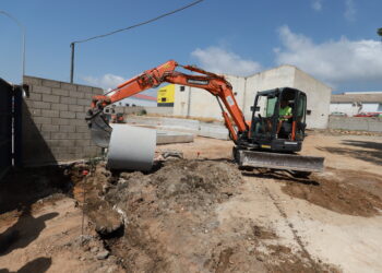 Mejoras en el punto limpio de La Ermita y su entorno con una actuación que se encuentra casi al 50% de su ejecución