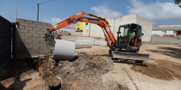Mejoras en el punto limpio de La Ermita y su entorno con una actuación que se encuentra casi al 50% de su ejecución