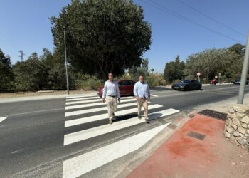 El Ayuntamiento de Mijas mejora la movilidad y seguridad de los accesos a la urbanización Mijas Golf