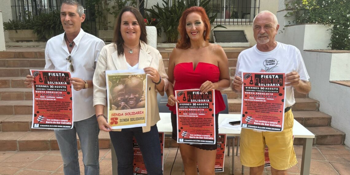 Los jardines del distrito de Nueva Andalucía se convertirán este viernes en el escenario de una fiesta flamenca a favor de la ONG Senda Solidaria