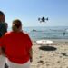 El servicio de aerovigilancia con drones de las playas de Fuengirola realizó más de 2.600 misiones entre junio y julio