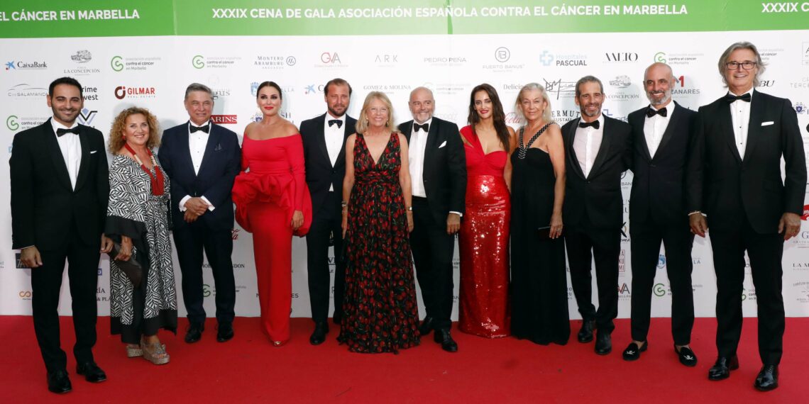 La Asociación Española Contra el Cáncer celebra en Marbella su XXXIX Cena de Gala