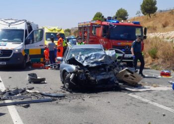 Se elevan a cuatro las víctimas mortales del accidente entre dos vehículos en la A-356 en Casabermeja