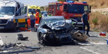 Se elevan a cuatro las víctimas mortales del accidente entre dos vehículos en la A-356 en Casabermeja