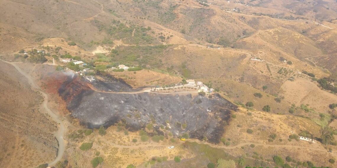 Estabilizado el incendio declarado en Mijas