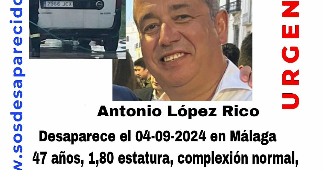 Buscan a un hombre de 47 años desaparecido desde el pasado miércoles en Málaga