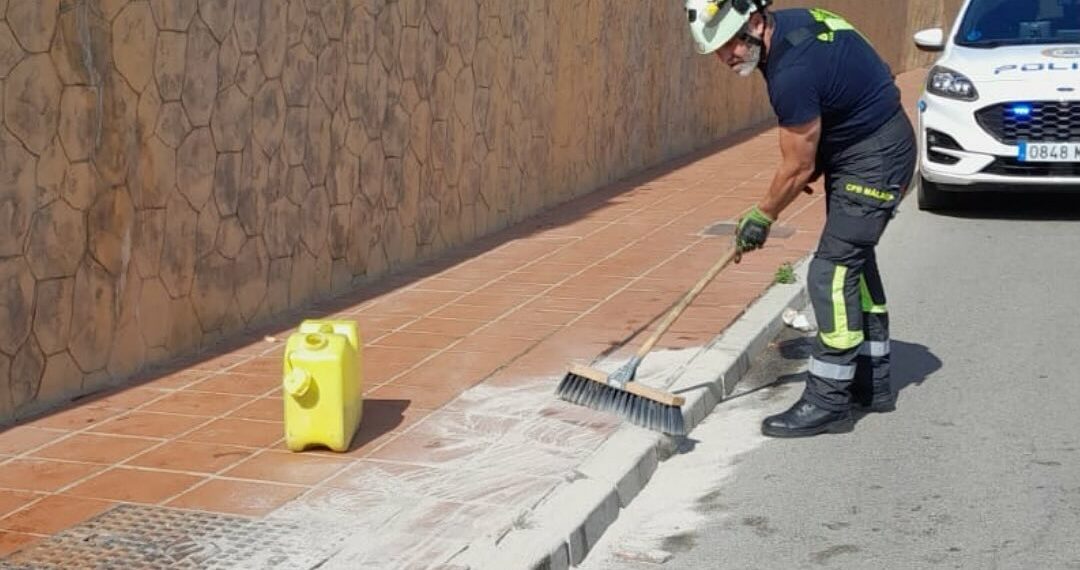 Una mujer de 27 años herida tras un accidente de tráfico en el Castillo de la Duquesa, Manilva