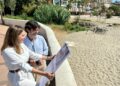 Ultiman la colocación de la pasarela que unirá a Fuengirola y Benalmádena en la zona de Carvajal