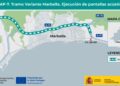 Advierten de afectaciones al tráfico en la AP-7 por la instalación de pantallas en la variante de Marbella