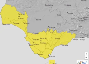 La AEMET activa el aviso amarillo por tormentas en la Costa del Sol