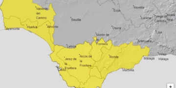 La AEMET activa el aviso amarillo por tormentas en la Costa del Sol