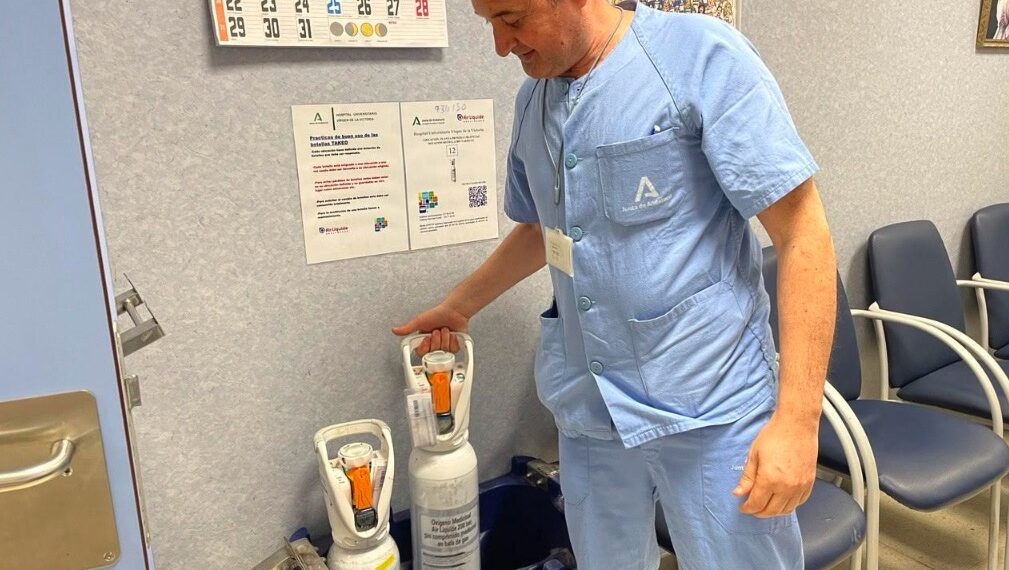 El Hospital Clínico de Málaga mejora la eficiencia en la gestión de oxígeno medicinal
