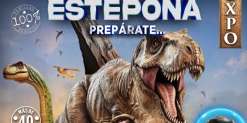 La mayor exposición de dinosaurios a escala real llega al Palacio de Exposiciones y Congresos de Estepona