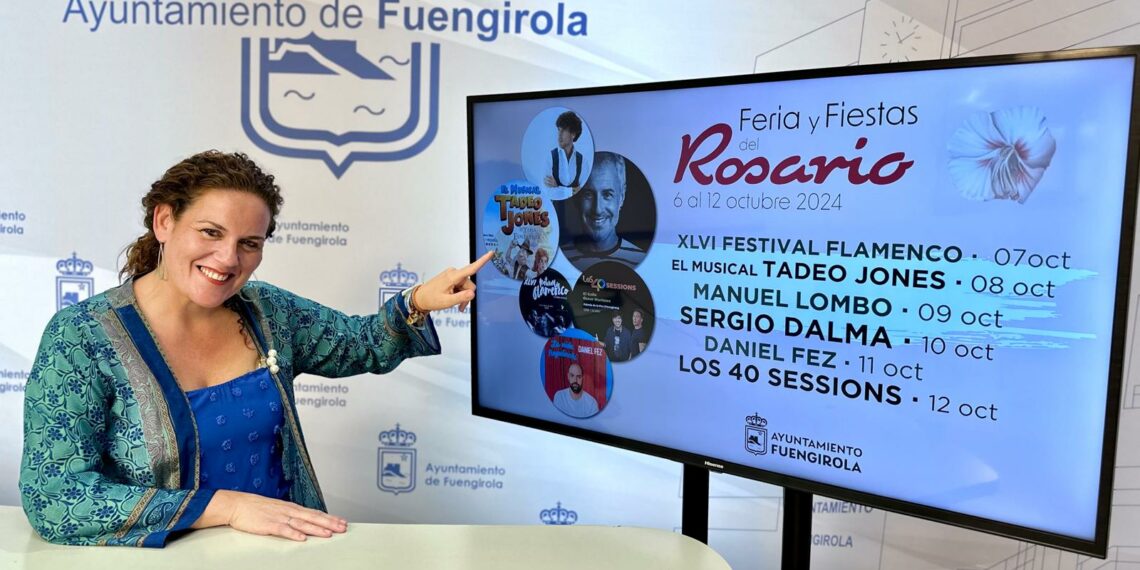 Sergio Dalma, Manuel Lombo, Daniel Fez, Los 40 Sessions y Tadeo Jones el Musical serán las actuaciones de la Feria del Rosario de Fuengirola
