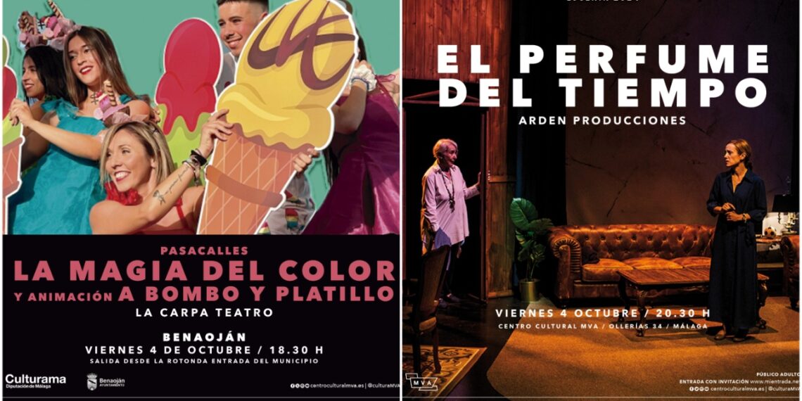La Diputación programa para la semana que viene una veintena de actividades culturales que recorrerán Málaga y nueve municipios de la provincia