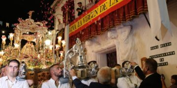 Todo preparado para que dé comienzo la Feria de Mijas pueblo en honor a la Virgen de la Peña