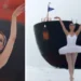 Una mujer hace historia al bailar por primera vez el Lago de los Cisnes en el Polo Norte