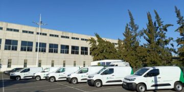 El SAS estrena 55 vehículos para renovar la flota de los centros sanitarios de la provincia de Málaga