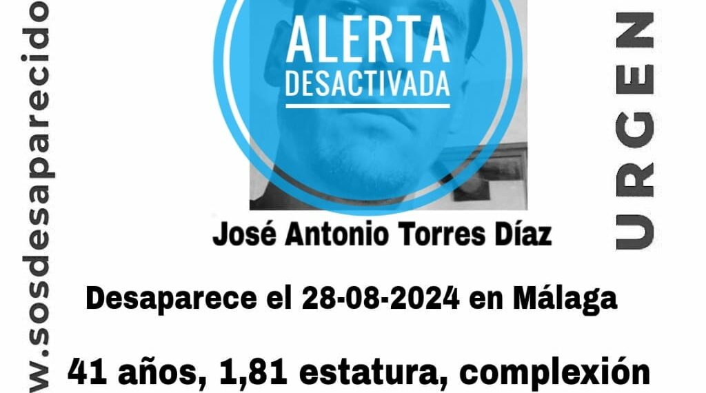 Encuentran con vida a José Antonio, desaparecido desde agosto tras escapar de San Juan de Dios (Málaga)