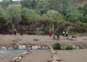 Continúa completándose el proyecto de recuperación y puesta en valor del río Manilva