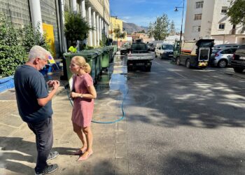 El Ayuntamiento de Fuengirola establece un dispositivo especial de limpieza del Recinto Ferial y sus aledaños durante la Feria del Rosario