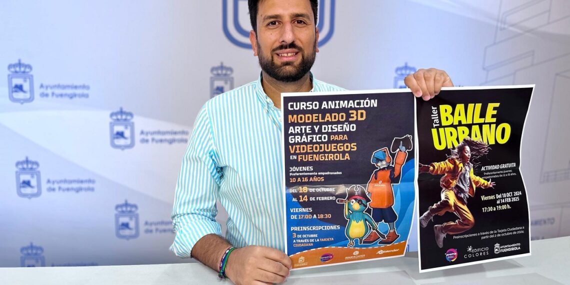 Fuengirola programa sendos talleres de Baile Urbano y Modelado 3D Arte y Diseño Gráfico