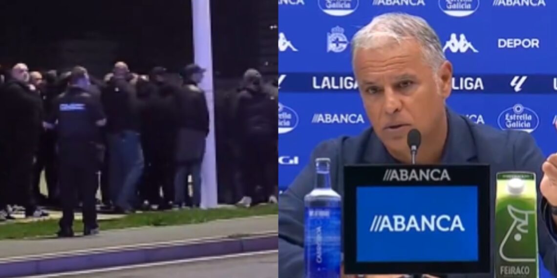 Pellicer estalla contra los ultras tras el empate del Málaga en Riazor: «Esto se tiene que acabar ya»