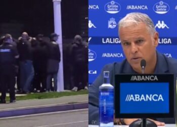 Pellicer estalla contra los ultras tras el empate del Málaga en Riazor: «Esto se tiene que acabar ya»