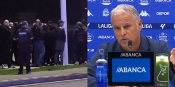 Pellicer estalla contra los ultras tras el empate del Málaga en Riazor: «Esto se tiene que acabar ya»