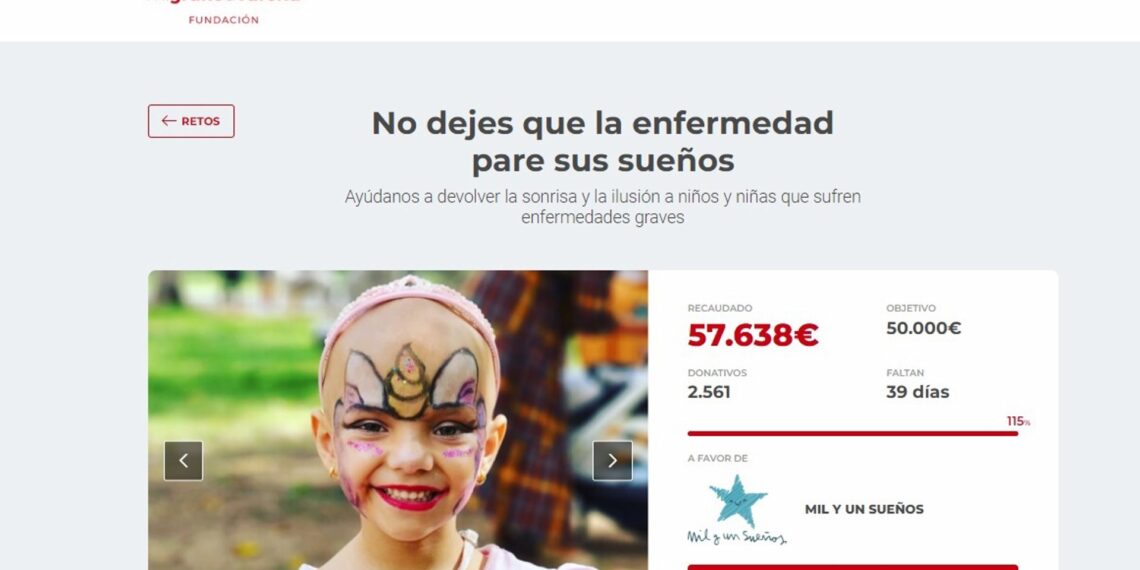 La Vecina Rubia recauda 50.000 euros en 13 horas para niños con enfermedades graves