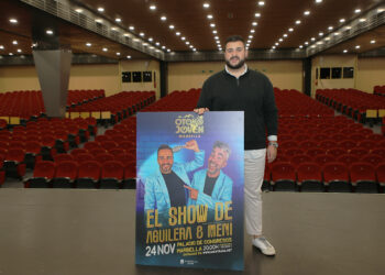 Los humoristas Javier Aguilera y Carlos Meni actuarán el 24 de noviembre en el Palacio de Congresos Adolfo Suárez