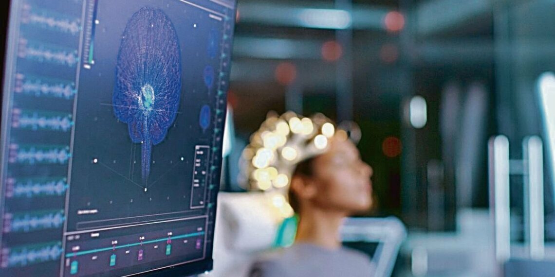 Un campo magnético aplicado a ambos lados del cerebro mejora rápidamente la depresión