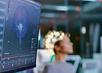 Un campo magnético aplicado a ambos lados del cerebro mejora rápidamente la depresión