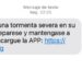 Alerta: un sms vaticinando una «tormenta severa» es la nueva estafa de los ciberdelincuentes